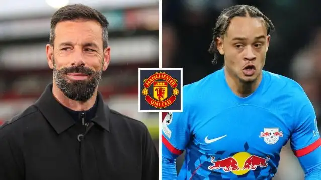 Man Utd assistant manager Ruud van Nistelrooy is keen to reunite with Xavi Simons at Old Trafford