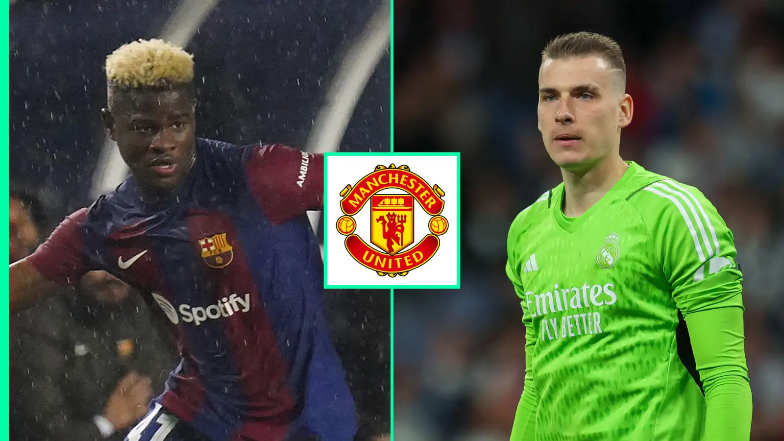 Man Utd go rogue with raids for unexpected Barcelona and Real Madrid stars; £25m can seal one deal