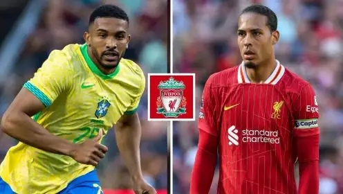 Liverpool target Brazilian defender as Van Dijk exit accelerates and Slot pleas fall on deaf ears