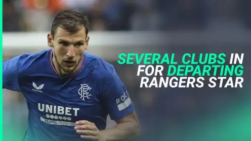 Rangers star to choose between four destinations after being told he must find new club