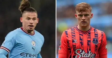 Everton battling to sign Man City outcast as Man Utd see hopes of Branthwaite transfer extinguished