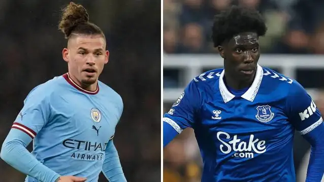 Everton could replace Amadou Onana with Man City outcast Kalvin Phillips