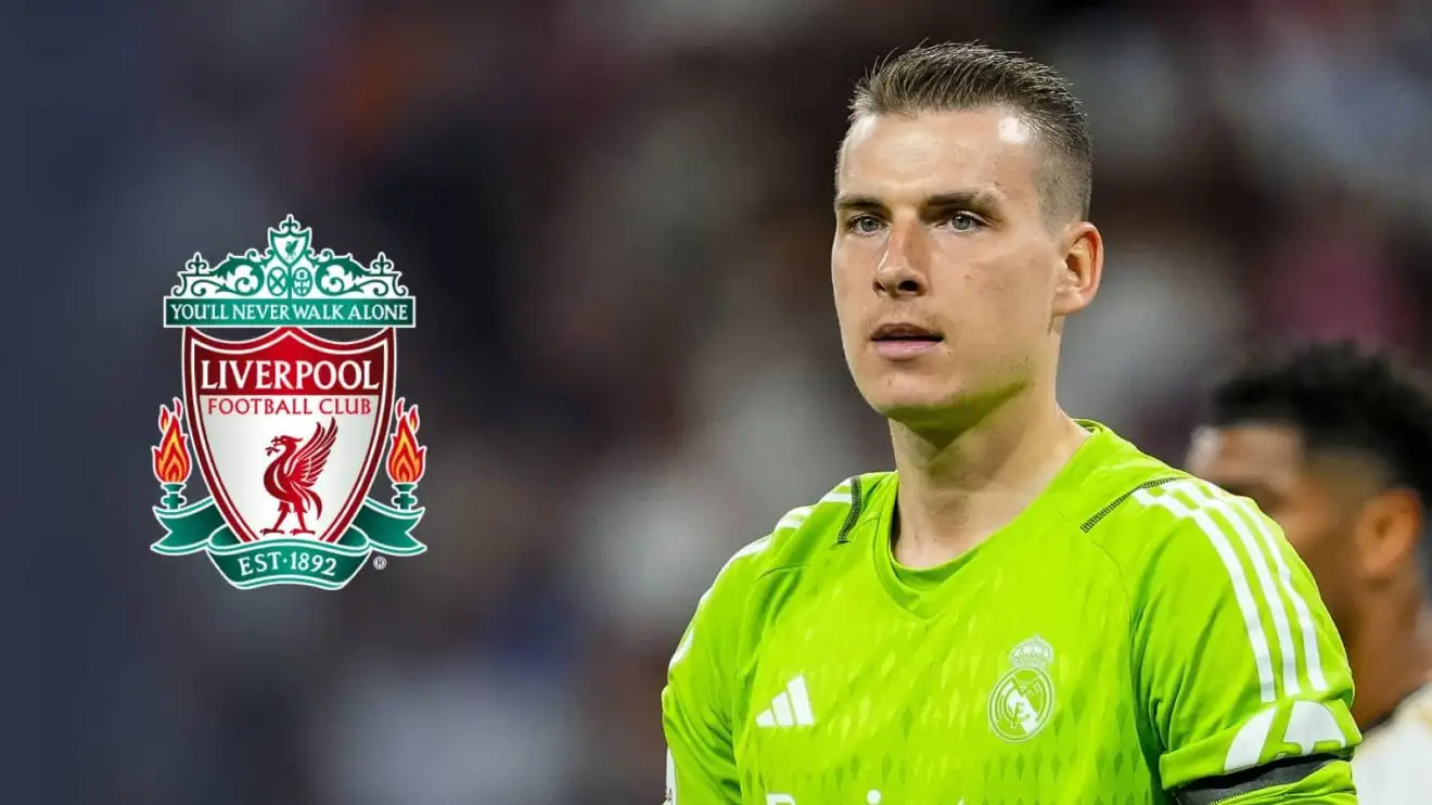 Liverpool are keen on Real Madrid keeper Andriy Lunin