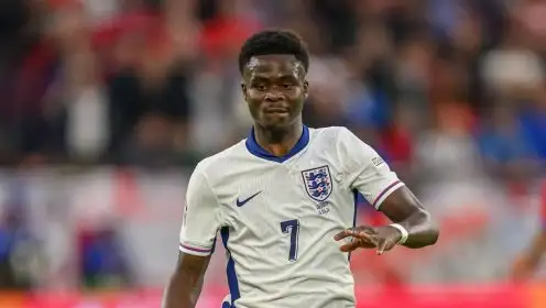 ‘Outstanding’ Bukayo Saka being let down for England by experienced team-mate – pundit